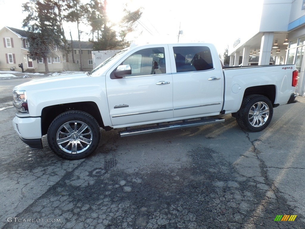 2017 Silverado 1500 High Country Crew Cab 4x4 - Iridescent Pearl Tricoat / Jet Black photo #5