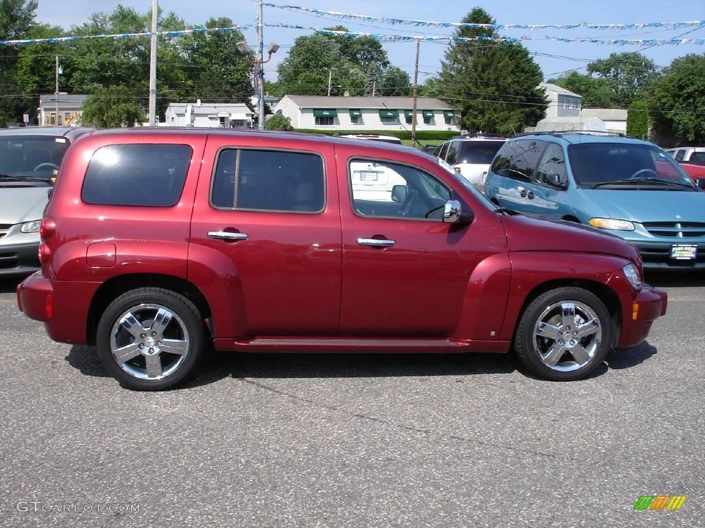 2009 HHR LT - Crystal Red Metallic / Gray photo #3