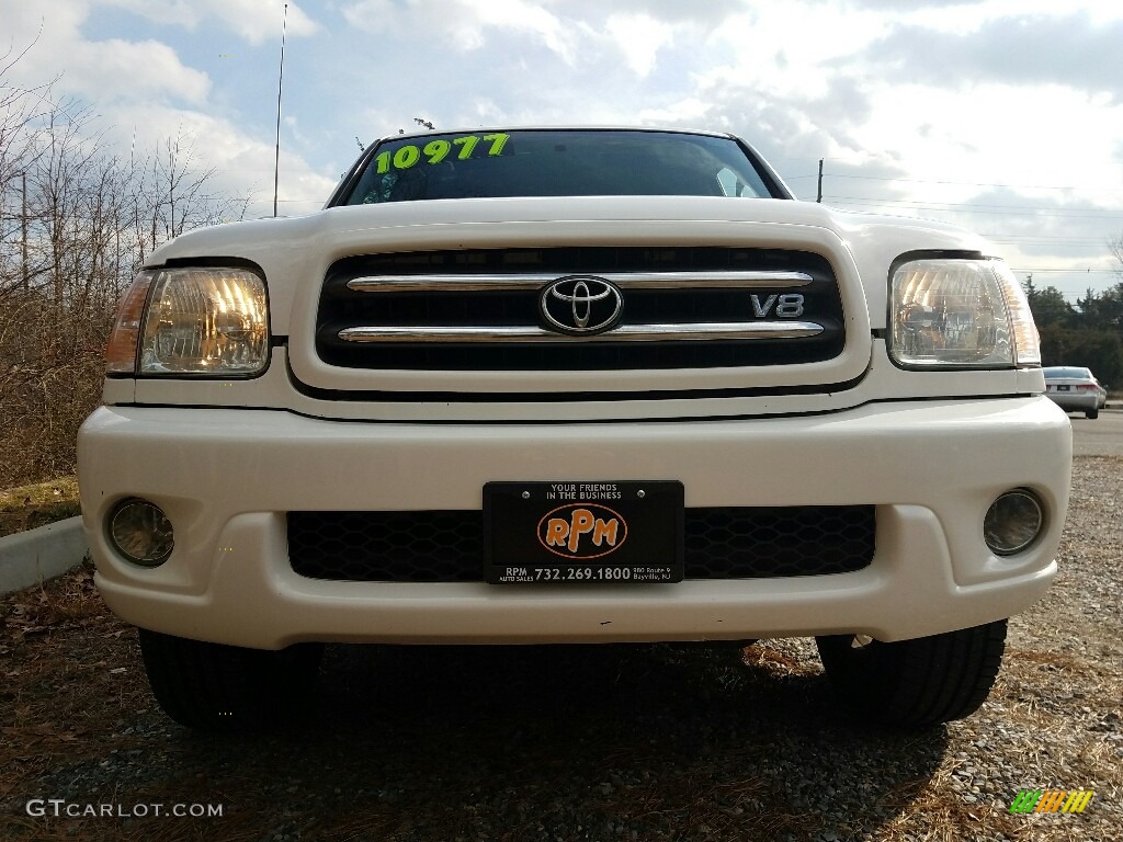 2003 Sequoia Limited 4WD - Natural White / Charcoal photo #2