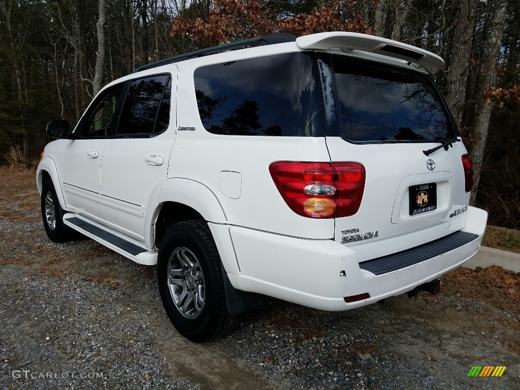 2003 Sequoia Limited 4WD - Natural White / Charcoal photo #6