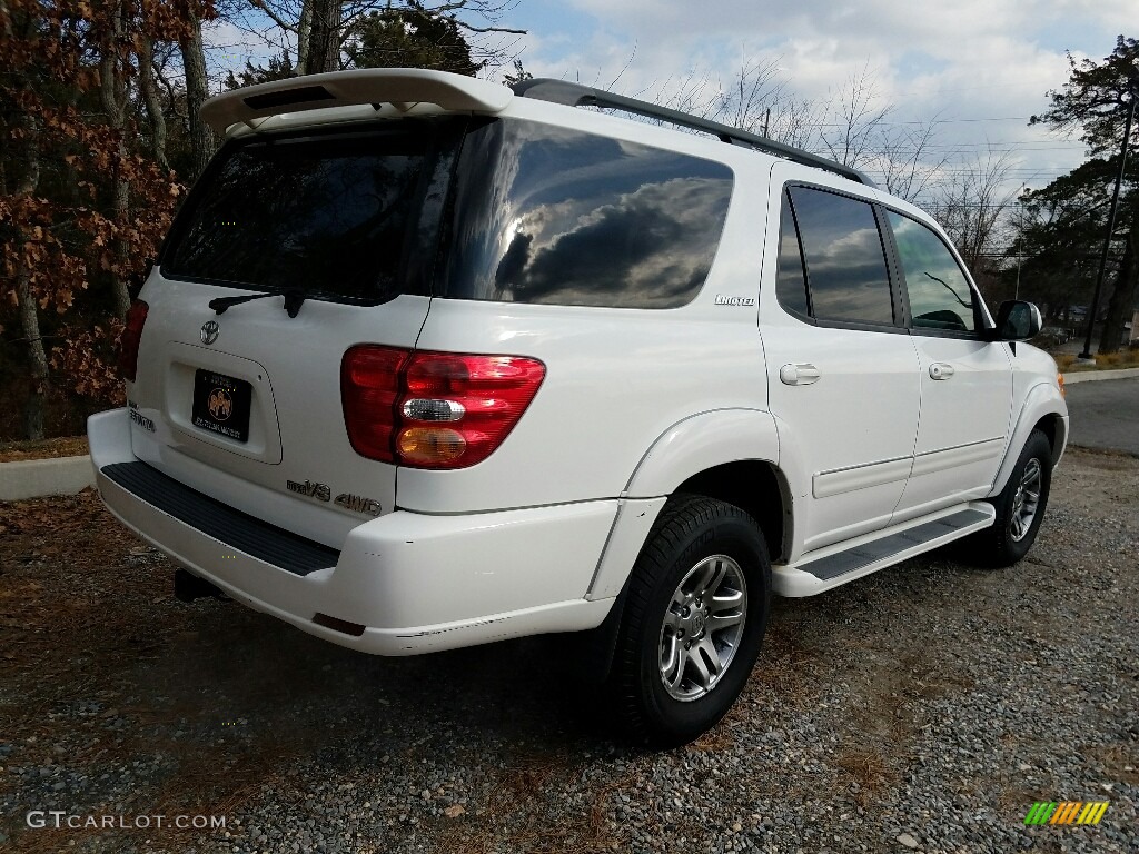 2003 Sequoia Limited 4WD - Natural White / Charcoal photo #7