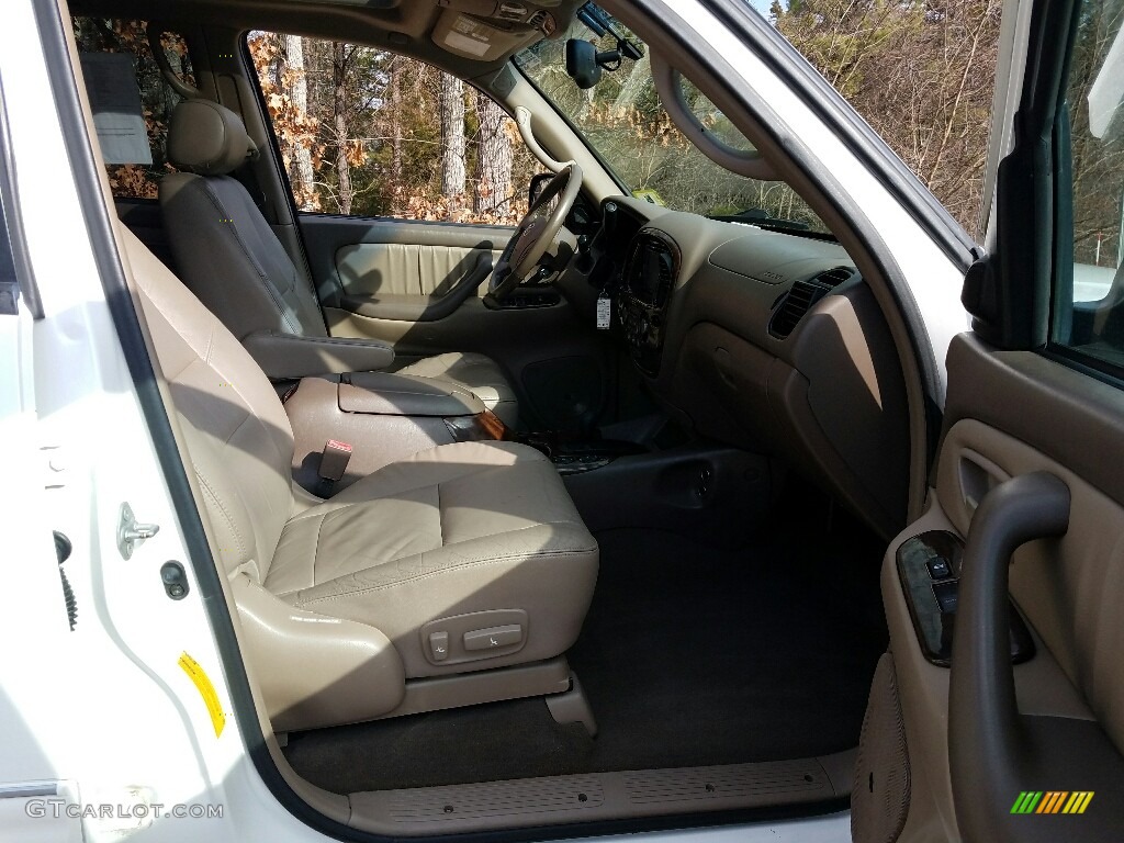 2003 Sequoia Limited 4WD - Natural White / Charcoal photo #10