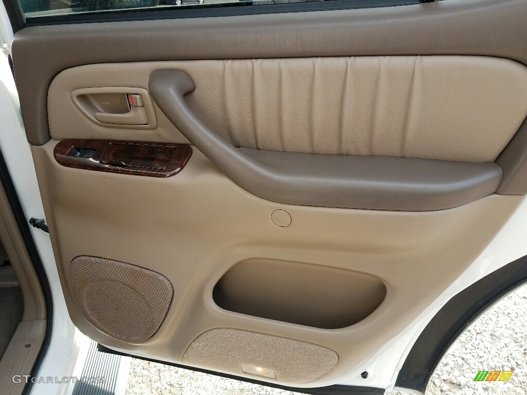 2003 Sequoia Limited 4WD - Natural White / Charcoal photo #13