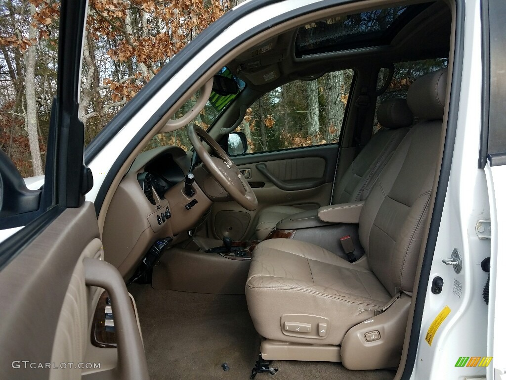 2003 Sequoia Limited 4WD - Natural White / Charcoal photo #18