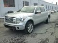 2014 Ingot Silver Ford F150 Limited SuperCrew 4x4  photo #3