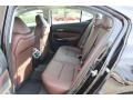 2017 Acura TLX Espresso Interior Rear Seat Photo