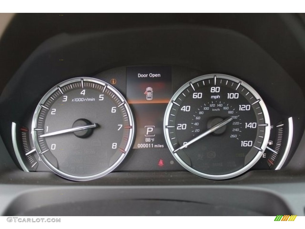 2017 Acura TLX V6 Advance Sedan Gauges Photo #118482723