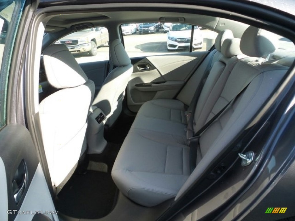 2017 Accord EX-L V6 Sedan - Modern Steel Metallic / Gray photo #14