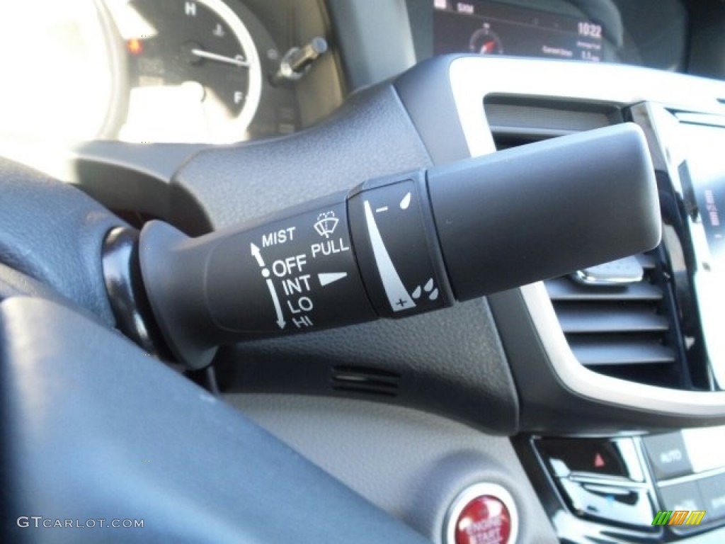 2017 Accord EX-L V6 Sedan - Modern Steel Metallic / Gray photo #23