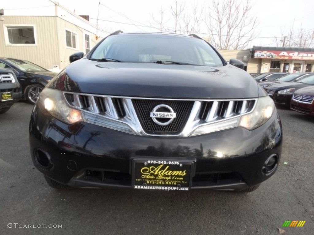 2009 Murano SL AWD - Super Black / Black photo #2