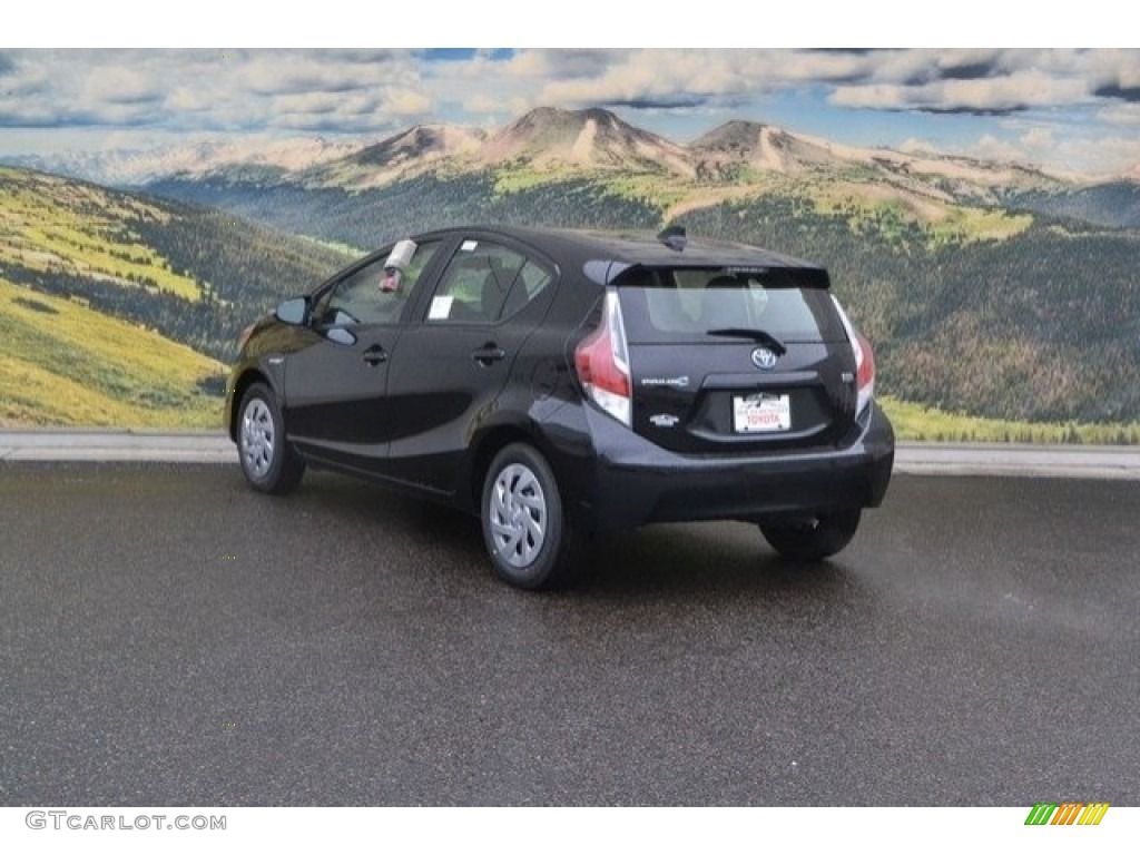 2016 Prius c Two - Black Sand Pearl / Black photo #3
