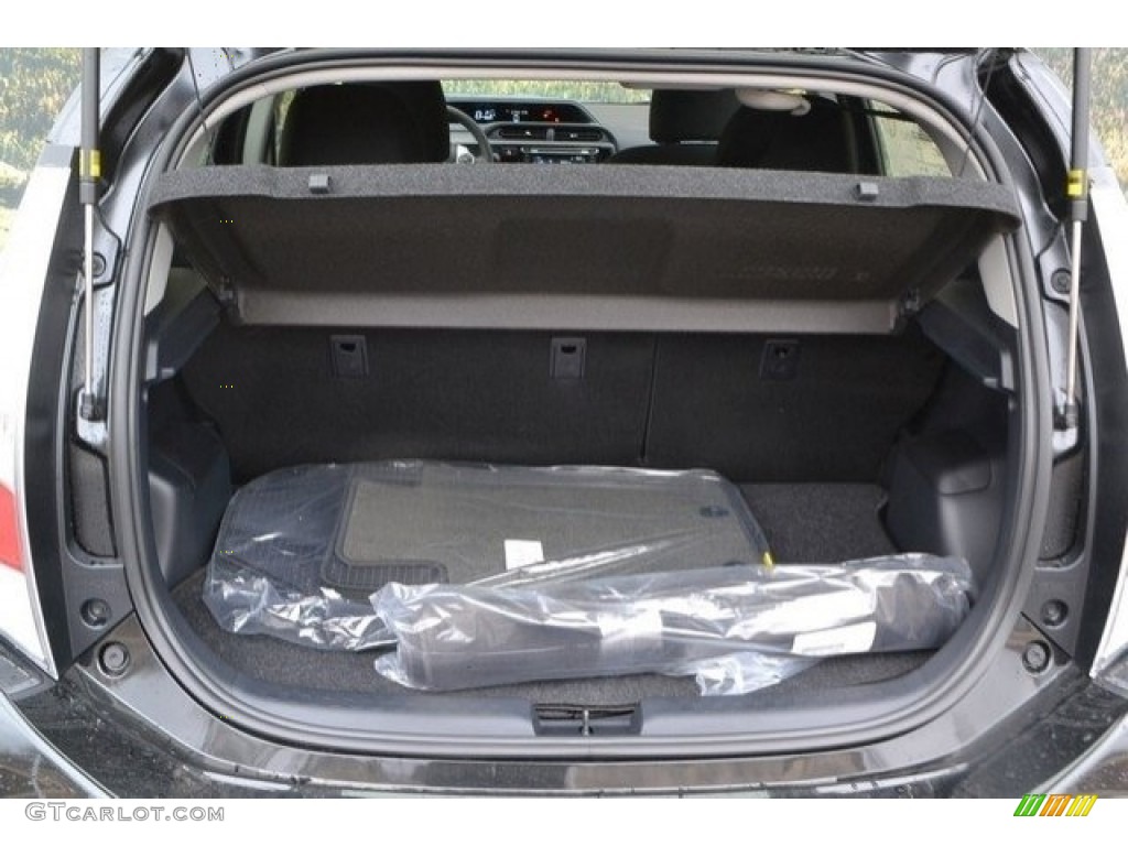 2016 Prius c Two - Black Sand Pearl / Black photo #8