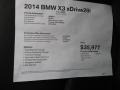 Titanium Silver Metallic - X3 xDrive28i Photo No. 20