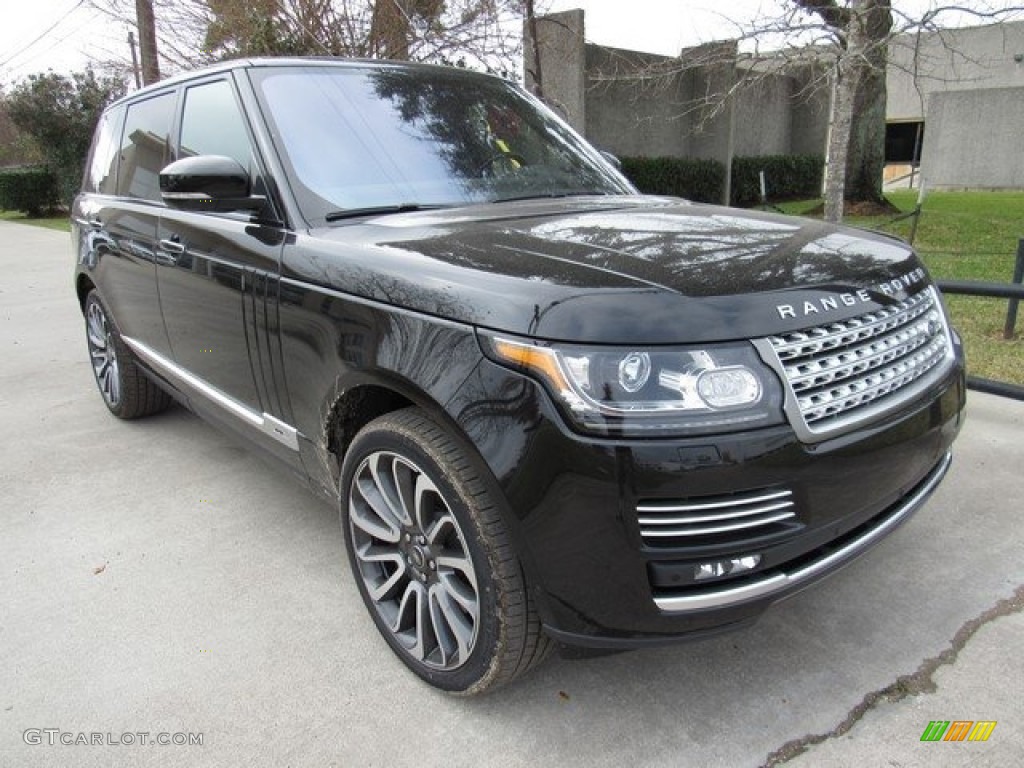 Santorini Black Metallic 2017 Land Rover Range Rover Autobiography Exterior Photo #118484859