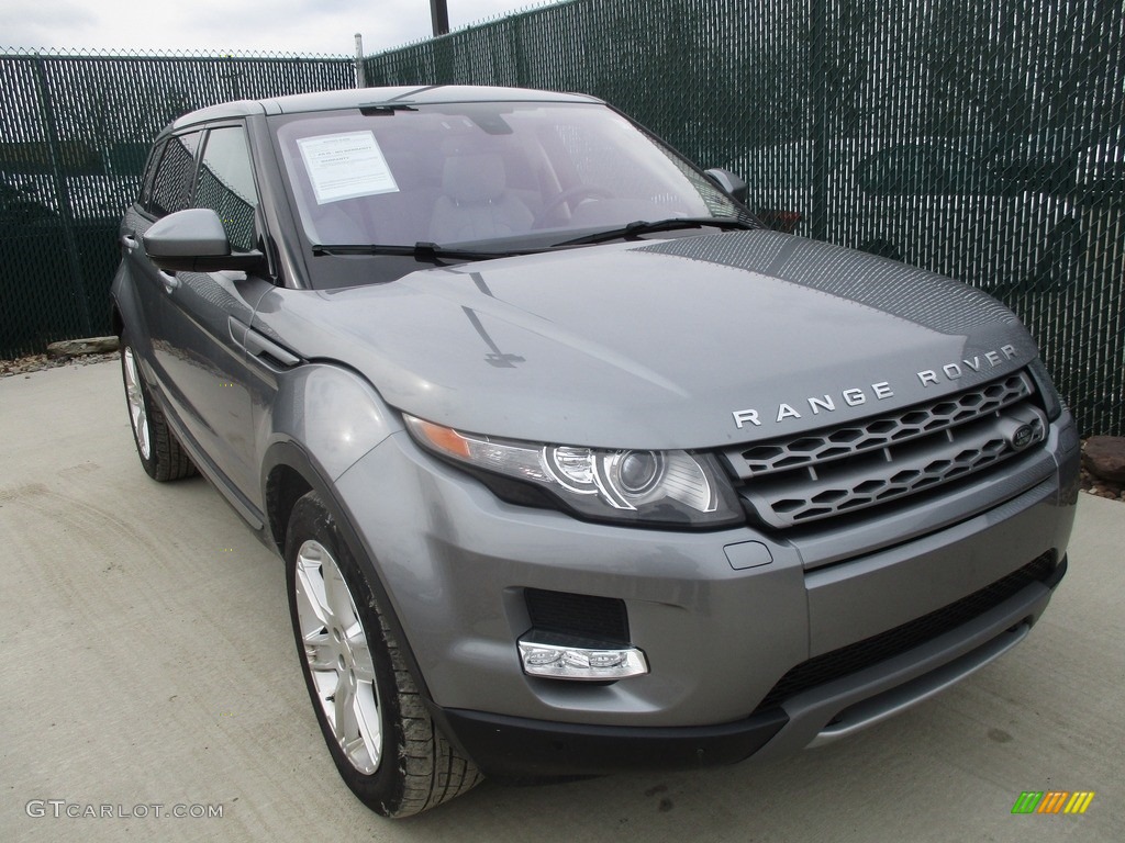 2014 Range Rover Evoque Pure Plus - Orkney Grey Metallic / Cirrus/Lunar photo #5