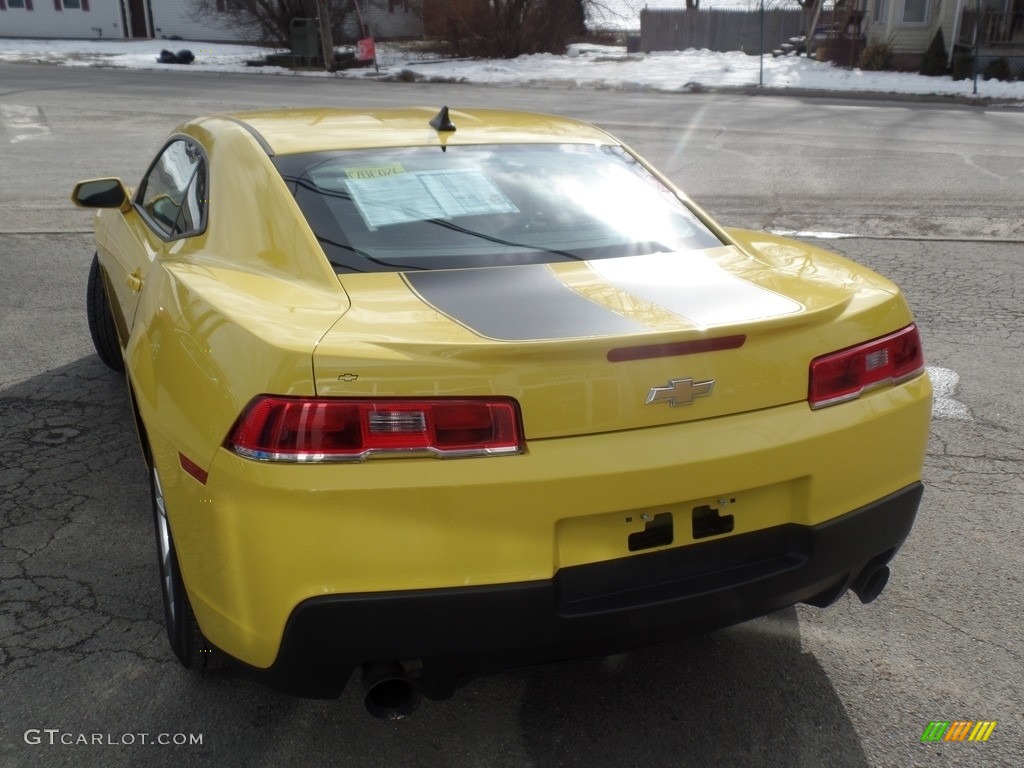 2014 Camaro LS Coupe - Bright Yellow / Black photo #7