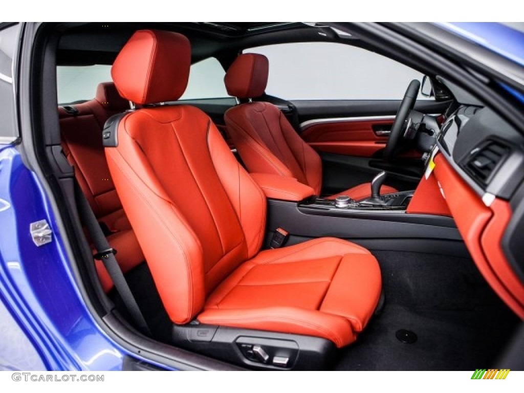 Coral Red Interior 2017 BMW 4 Series 440i Coupe Photo #118486587