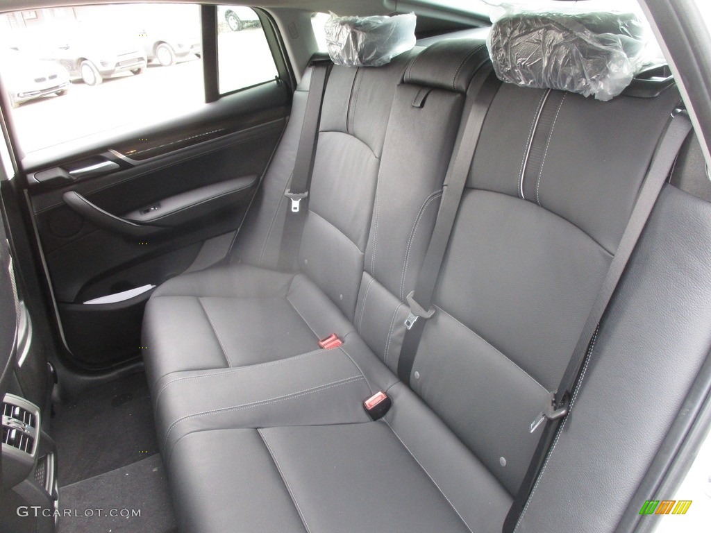 Black Interior 2017 BMW X4 xDrive28i Photo #118487823