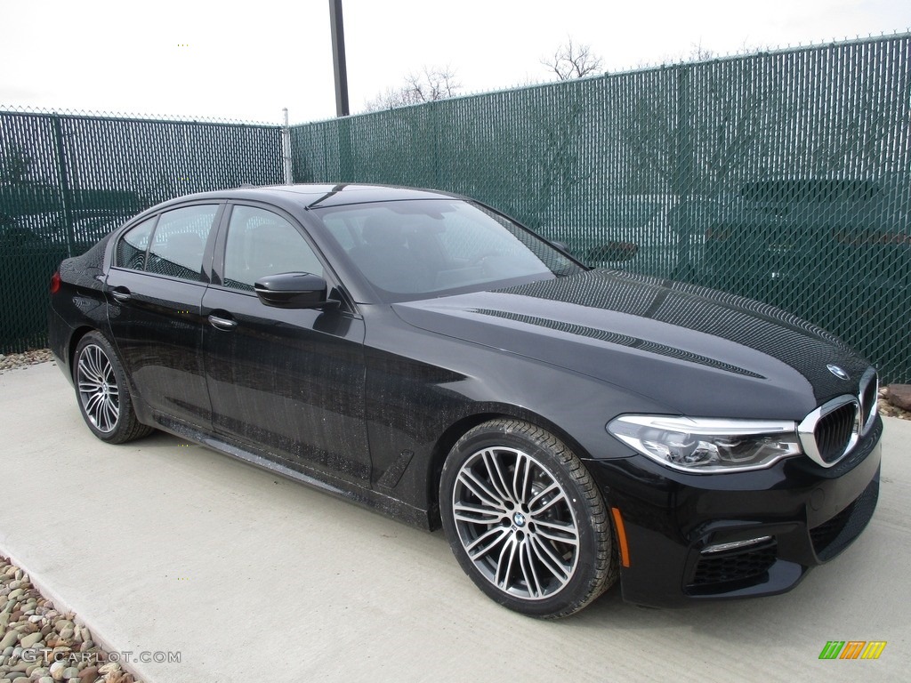 2017 5 Series 540i xDrive Sedan - Black Sapphire Metallic / Black photo #1