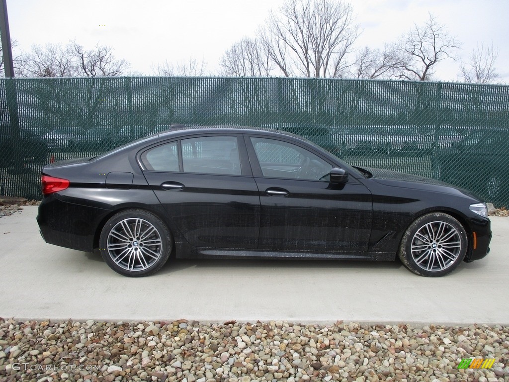 2017 5 Series 540i xDrive Sedan - Black Sapphire Metallic / Black photo #2