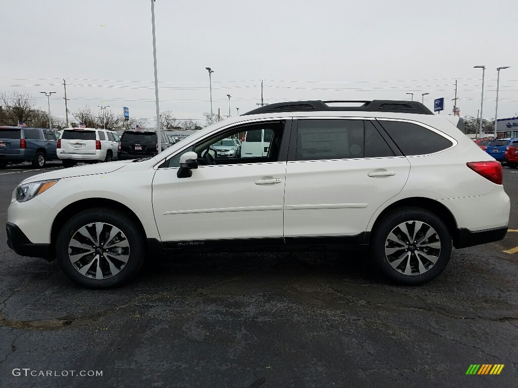 2017 Outback 3.6R Limited - Crystal White Pearl / Slate Black photo #3
