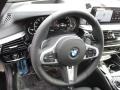 Black 2017 BMW 5 Series 540i xDrive Sedan Steering Wheel