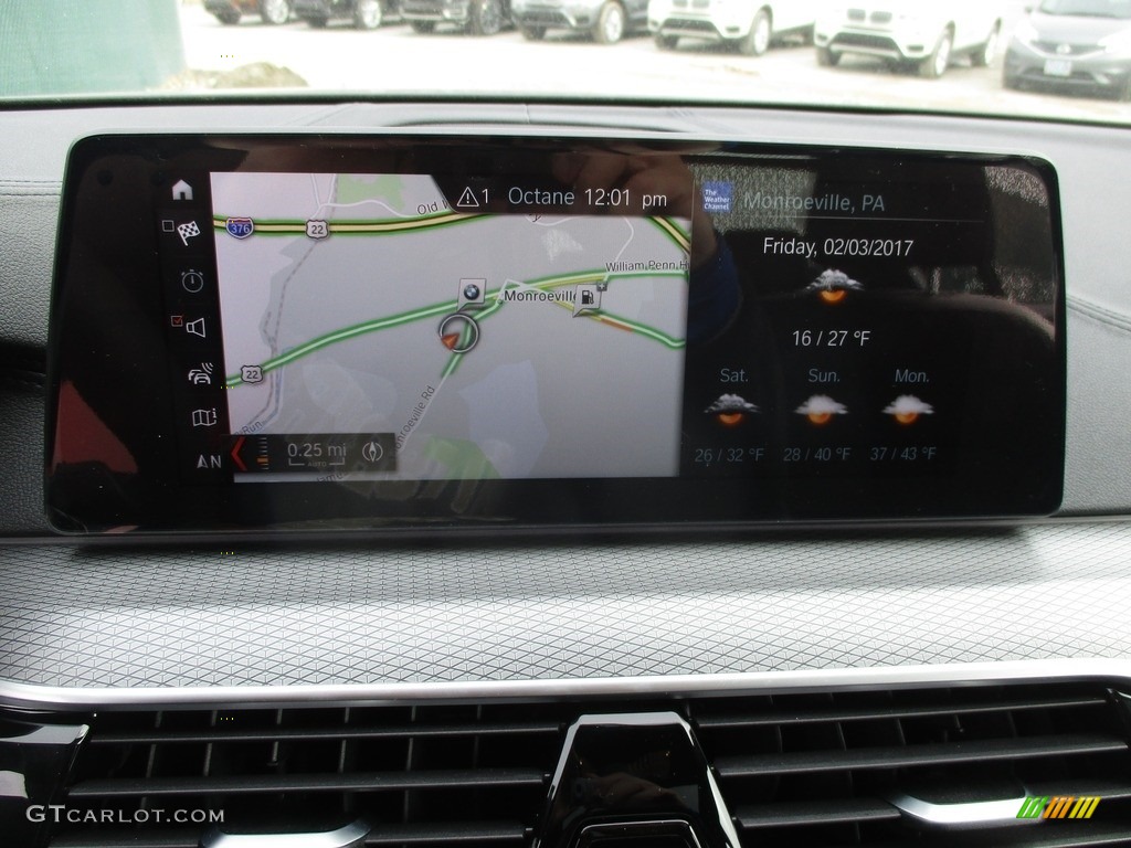 2017 BMW 5 Series 540i xDrive Sedan Navigation Photo #118488420