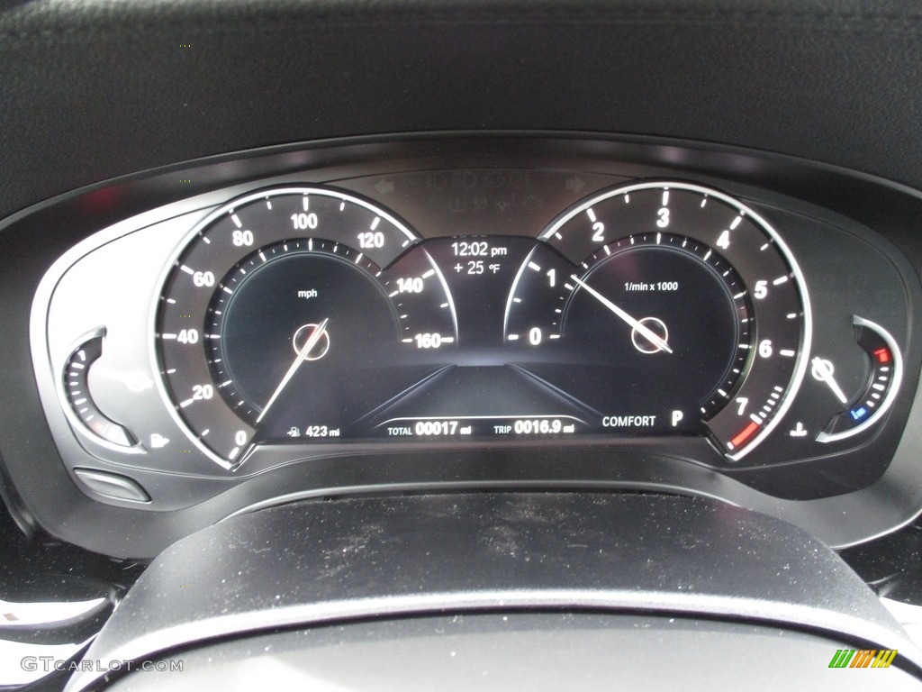 2017 BMW 5 Series 540i xDrive Sedan Gauges Photo #118488522