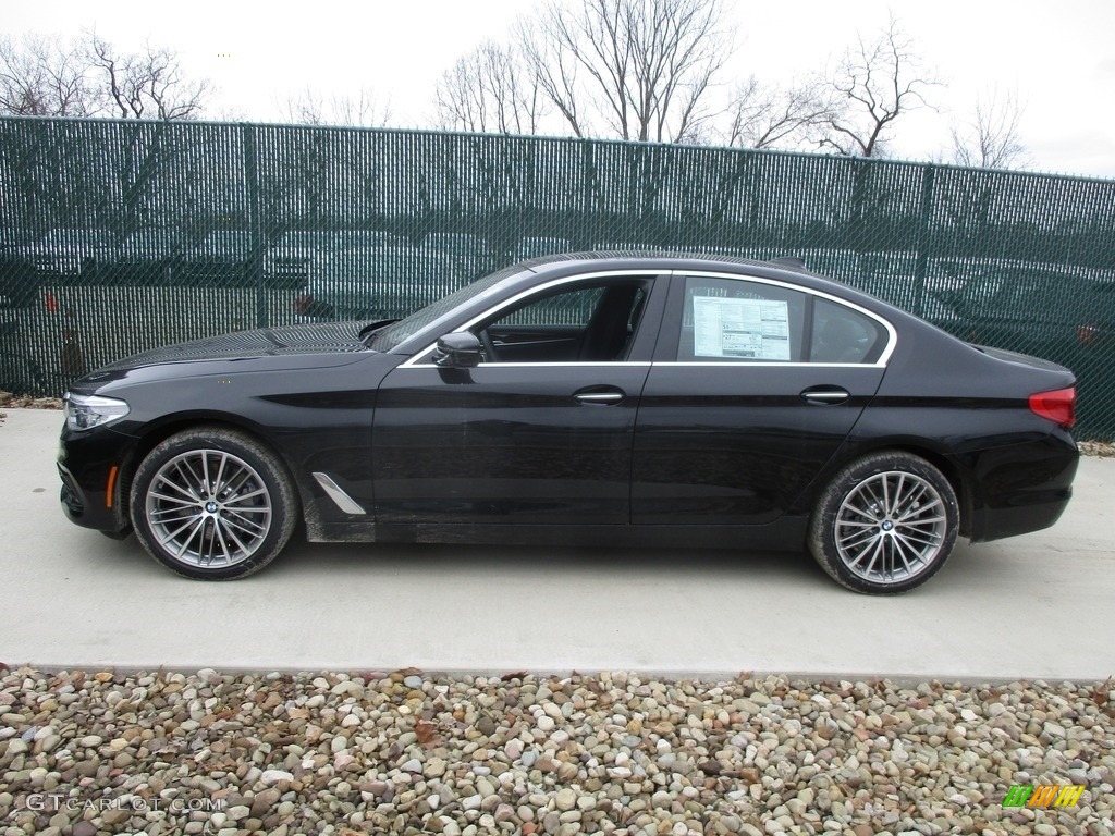 2017 5 Series 530i xDrive Sedan - Black Sapphire Metallic / Black photo #8
