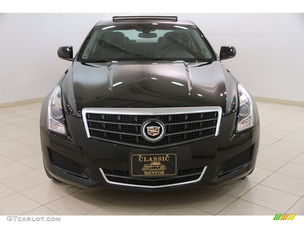 2014 ATS 2.0L Turbo AWD - Black Raven / Jet Black/Jet Black photo #2