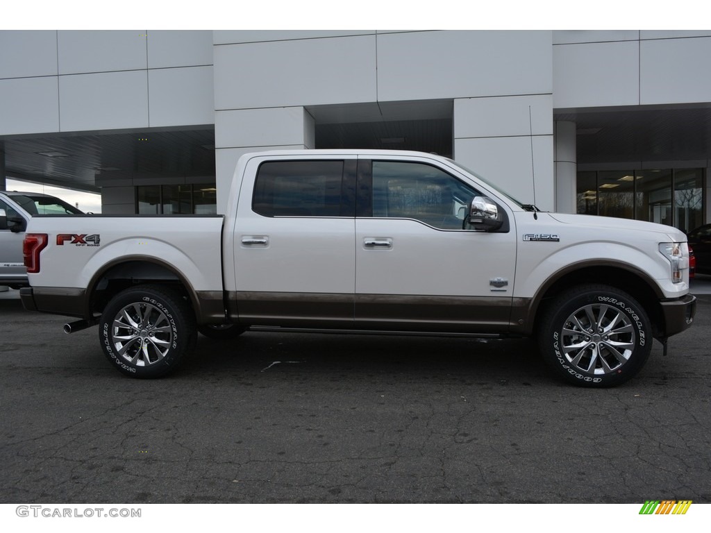 2017 F150 King Ranch SuperCrew 4x4 - White Platinum / King Ranch Java photo #2