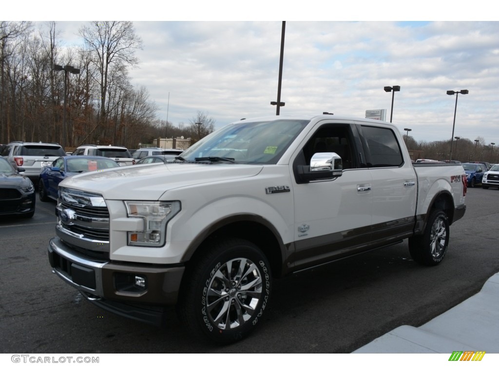 2017 F150 King Ranch SuperCrew 4x4 - White Platinum / King Ranch Java photo #3