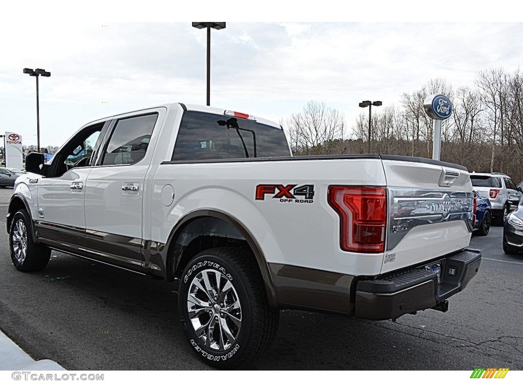 2017 F150 King Ranch SuperCrew 4x4 - White Platinum / King Ranch Java photo #32