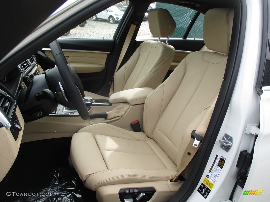2017 3 Series 330i xDrive Sedan - Alpine White / Venetian Beige/Black photo #12
