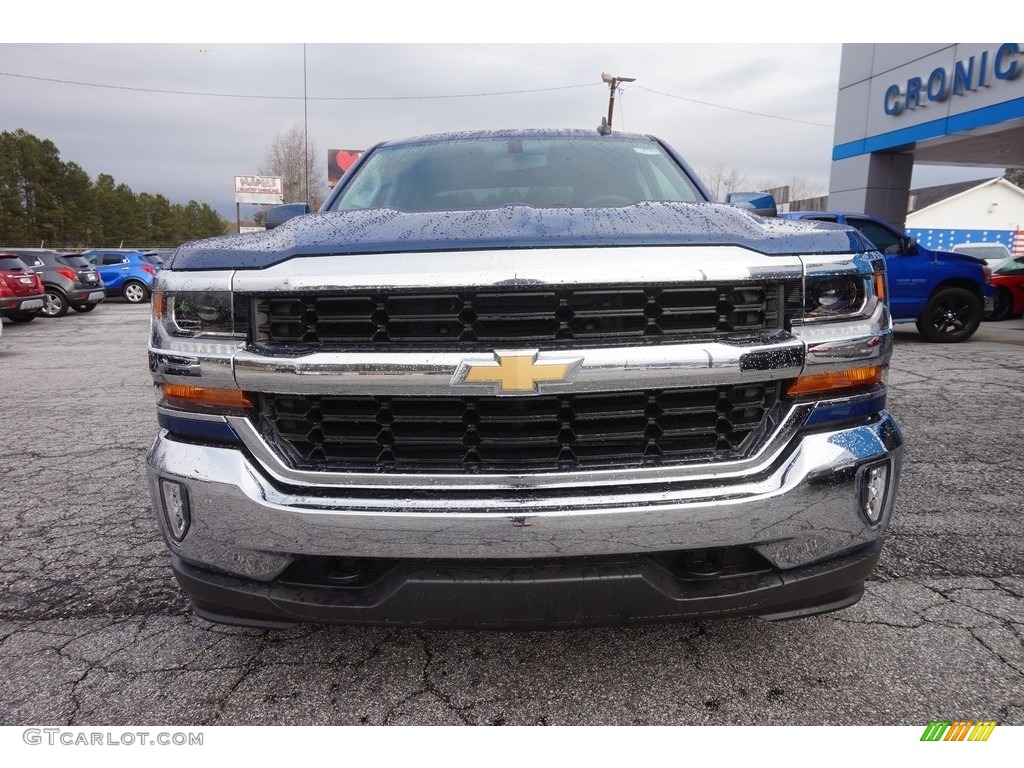 2017 Silverado 1500 LT Crew Cab 4x4 - Deep Ocean Blue Metallic / Jet Black photo #2