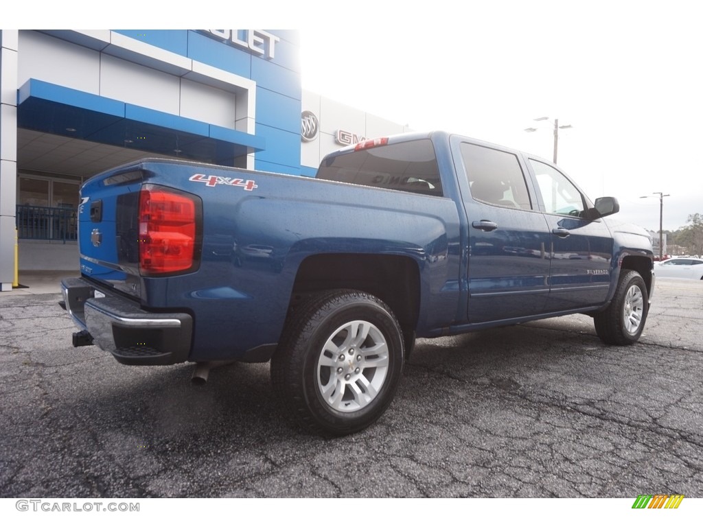 2017 Silverado 1500 LT Crew Cab 4x4 - Deep Ocean Blue Metallic / Jet Black photo #7