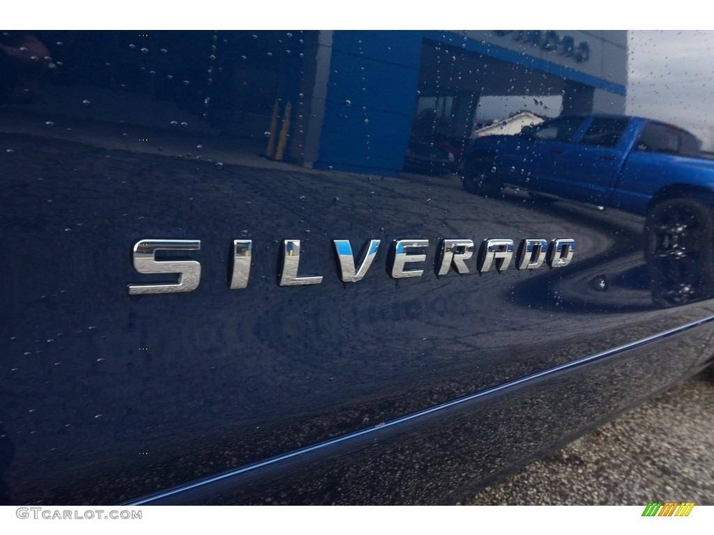 2017 Silverado 1500 LT Crew Cab 4x4 - Deep Ocean Blue Metallic / Jet Black photo #12