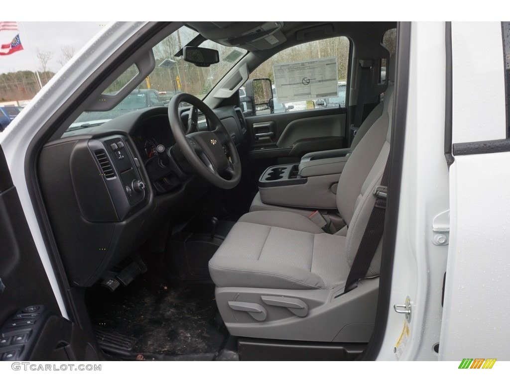 2017 Silverado 2500HD Work Truck Crew Cab 4x4 - Summit White / Dark Ash/Jet Black photo #9