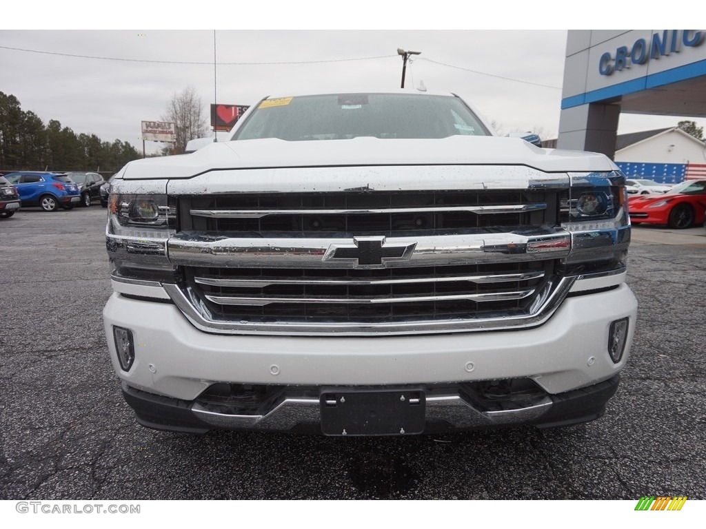 2017 Silverado 1500 High Country Crew Cab 4x4 - Iridescent Pearl Tricoat / High Country Saddle photo #2