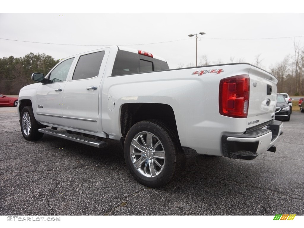 2017 Silverado 1500 High Country Crew Cab 4x4 - Iridescent Pearl Tricoat / High Country Saddle photo #5