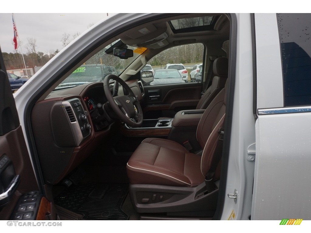 2017 Silverado 1500 High Country Crew Cab 4x4 - Iridescent Pearl Tricoat / High Country Saddle photo #9