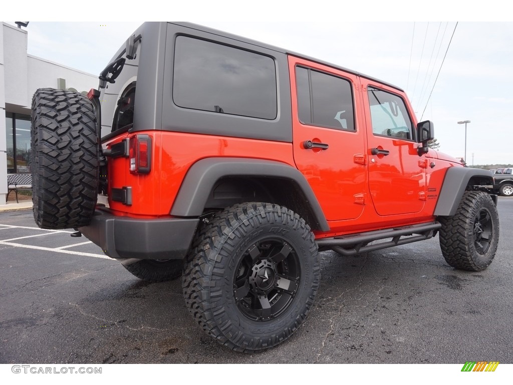 2017 Wrangler Unlimited Sport 4x4 - Firecracker Red / Black photo #7