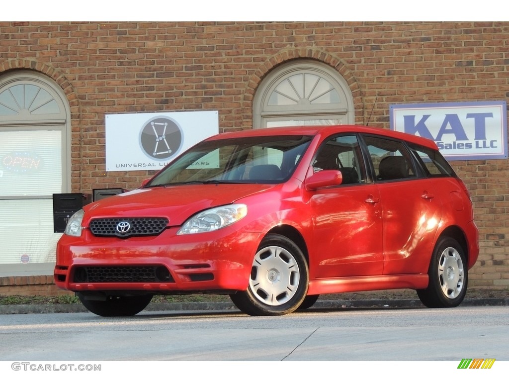 2004 Matrix XR - Radiant Red / Stone Gray photo #2