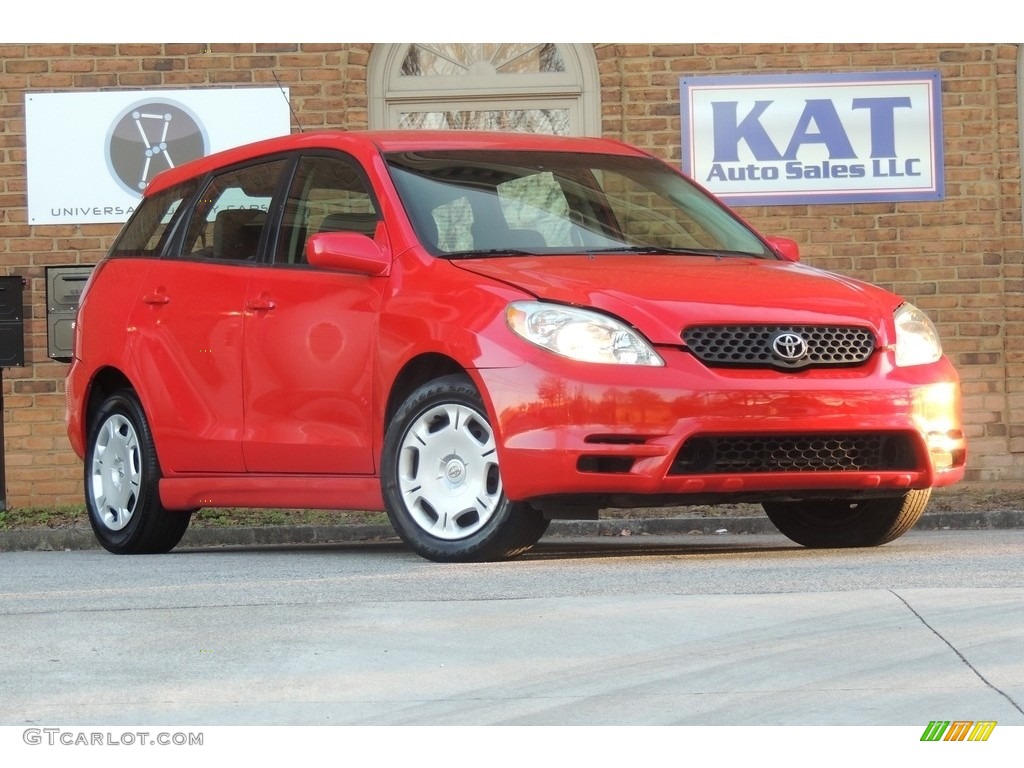 2004 Matrix XR - Radiant Red / Stone Gray photo #4