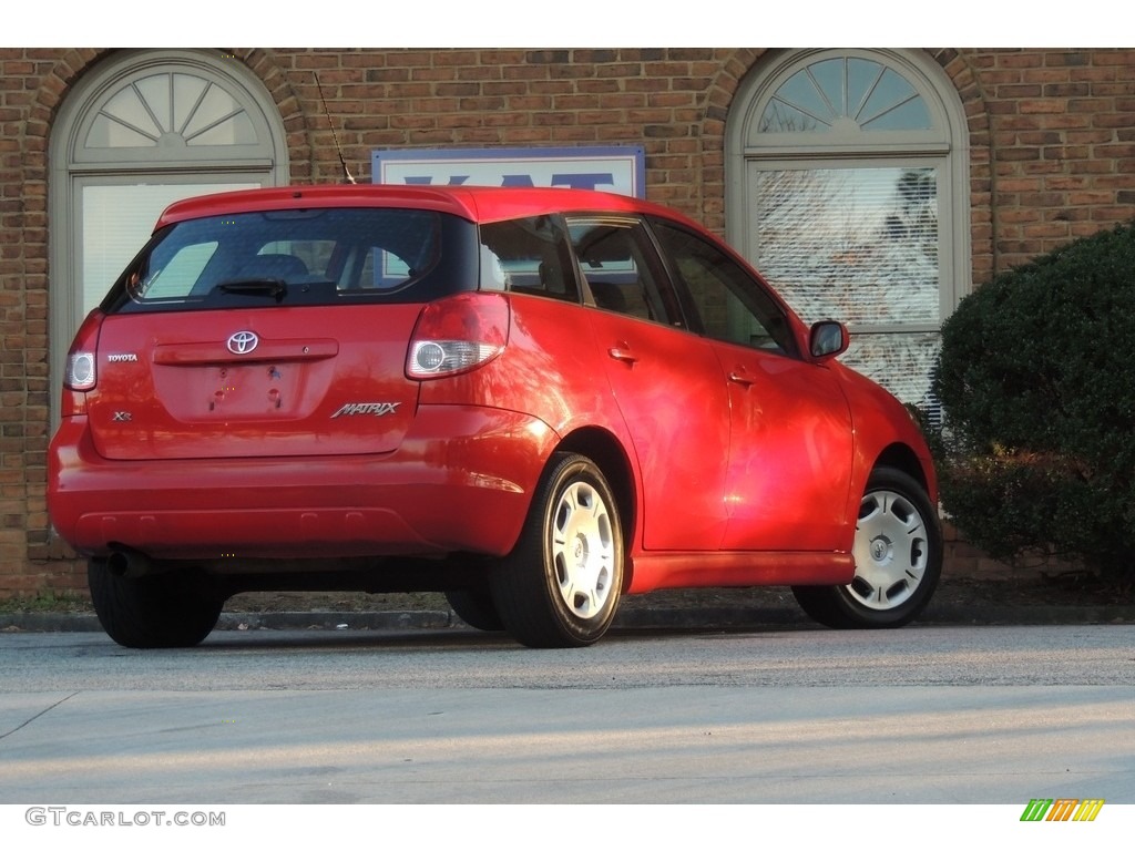 2004 Matrix XR - Radiant Red / Stone Gray photo #5