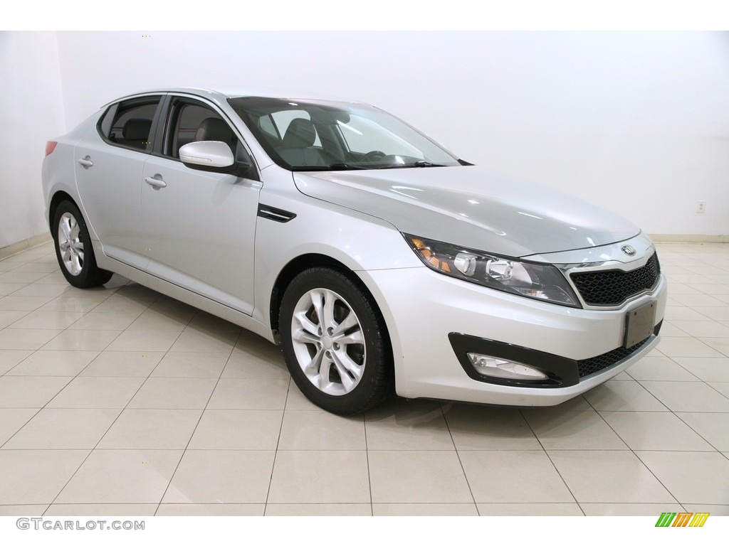 2013 Optima EX - Bright Silver Metallic / Gray photo #1