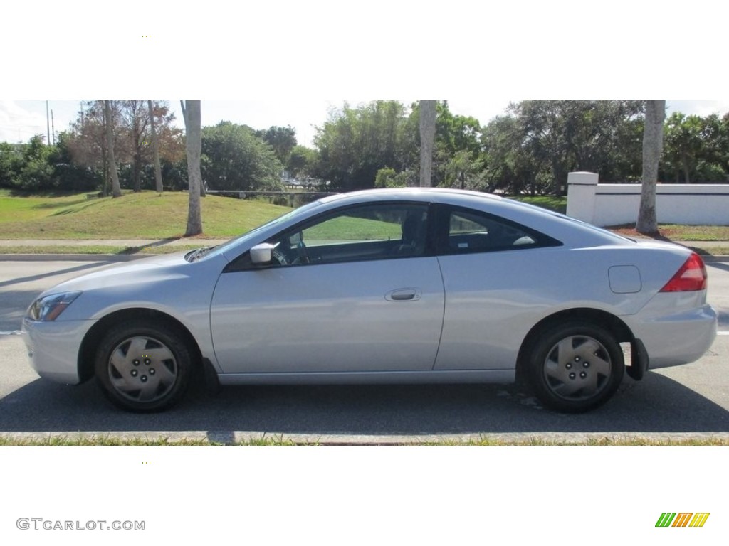 2003 Accord EX Coupe - Satin Silver Metallic / Black photo #2