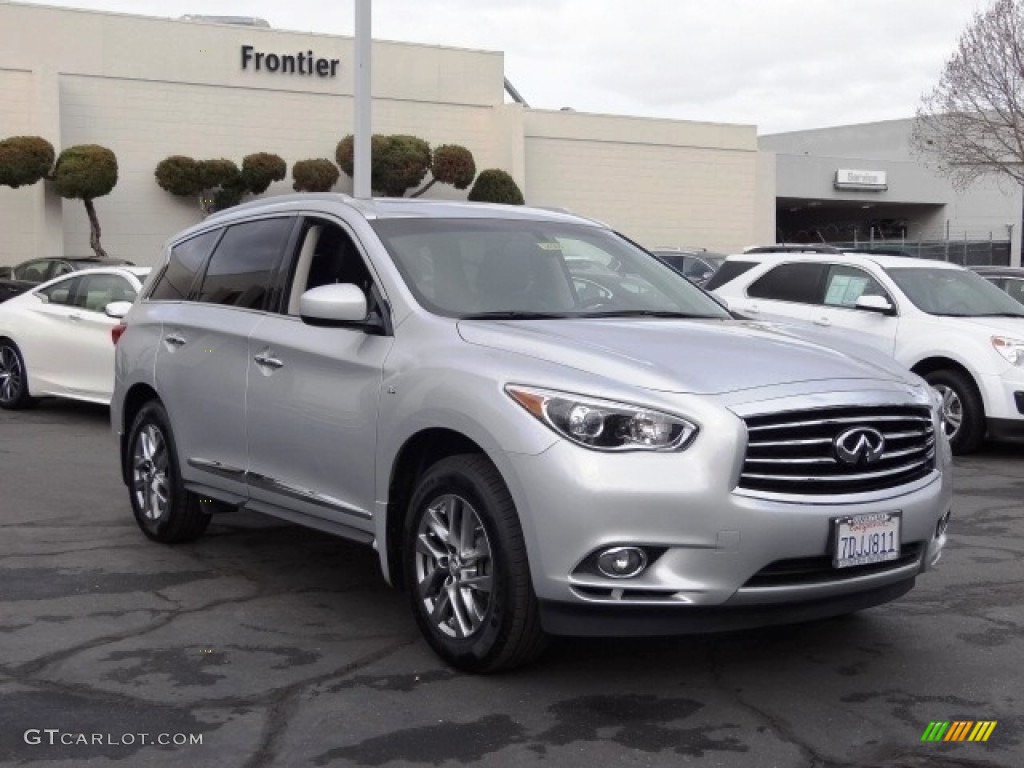 2014 QX60 3.5 AWD - Liquid Platinum / Graphite photo #4