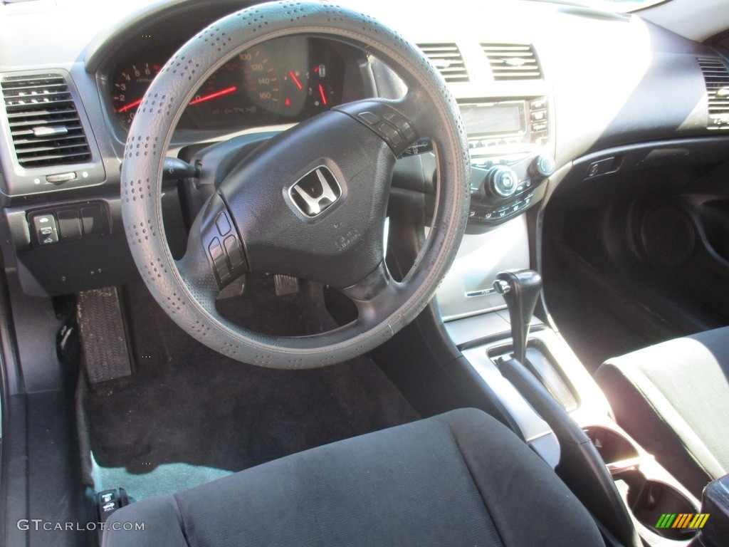 2003 Accord EX Coupe - Satin Silver Metallic / Black photo #11