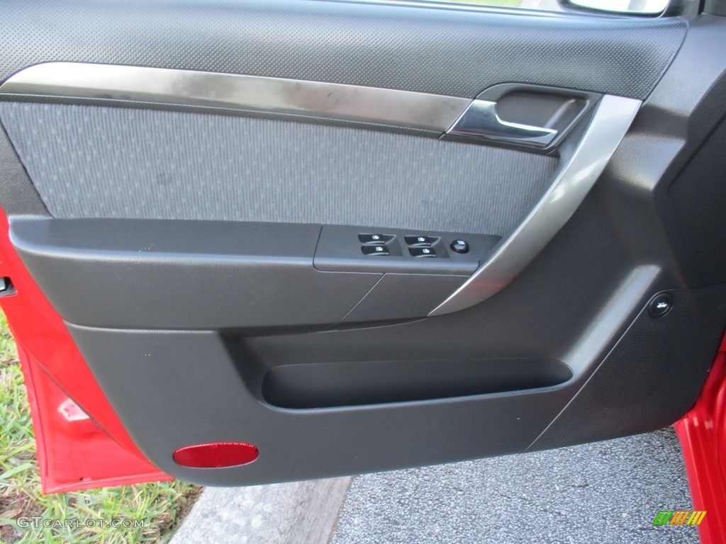 2007 Aveo LT Sedan - Victory Red / Charcoal Black photo #9